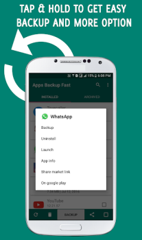 Download Apps Backup and Restore Work for Android screenshot 3