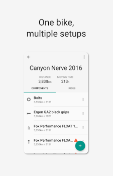 Download ProBikeGarage: Bicycle tracker Health & Fitness for Android screenshot 2