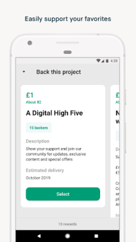 Download Kickstarter Social for Android screenshot 3