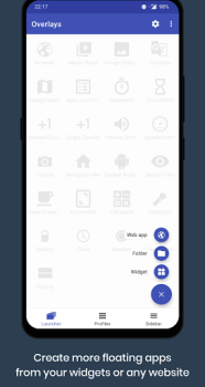 Download Overlays - Floating Launcher Work for Android screenshot 2