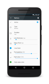 Download PowerLine: Status bar meters Tools for Android screenshot 3