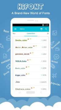 Download HiFont - Fonts&Wallpapers Personalization for Android screenshot 2