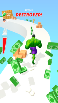Download Muscle Rush - Smash Running Casual for Android screenshot 2