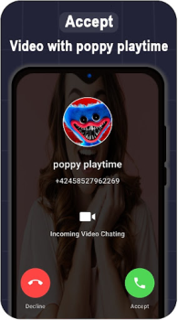 Download Poppy Playtime horror fake call video Personalization for Android screenshot 4
