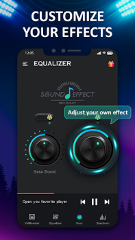 Download Bass & Vol Boost - Equalizer Music and audio for Android screenshot 2