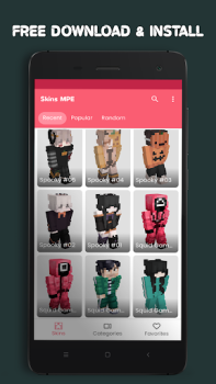 Download Skins for Minecraft PE Personalization for Android screenshot 2