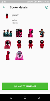 Download Squid game WASticker Entertainment for Android screenshot 2